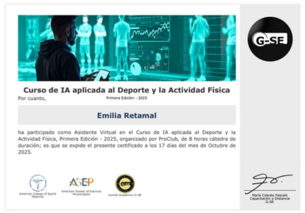 Certificado Final de Asistencia