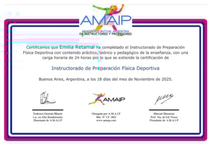 Certificado Final de Aprobación