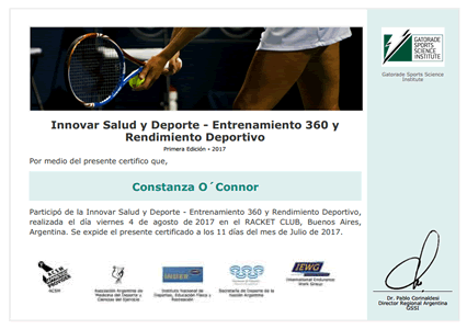 Certificado Final de Asistencia