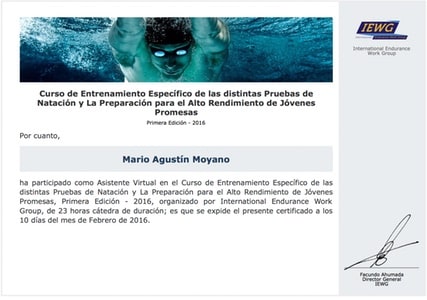 Certificado Final de Asistencia