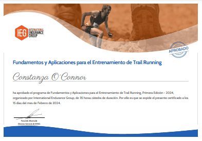 Certificado Final de Aprobación