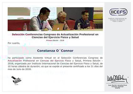 Certificado Final de Asistencia