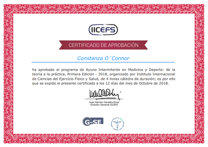 Certificado Final de Aprobación