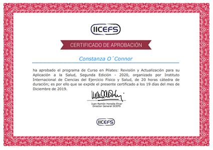 Certificado Final de Aprobación