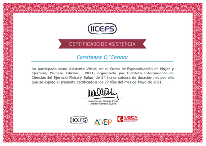 Certificado Final de Asistencia