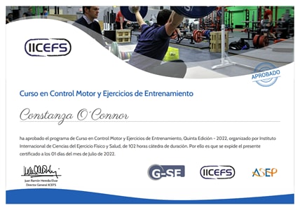 Certificado Final de Aprobación