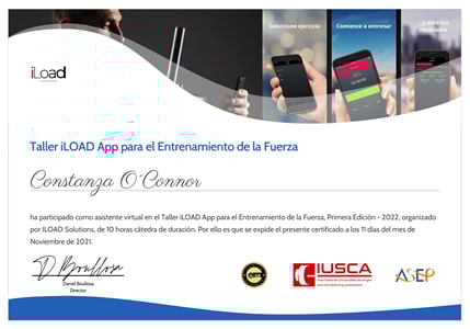 Certificado Final de Asistencia