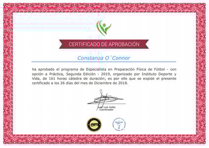 Certificado Final de Aprobación