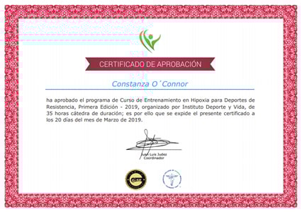 Certificado Final de Aprobación