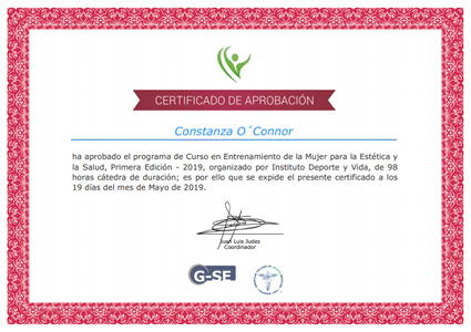 Certificado Final de Aprobación