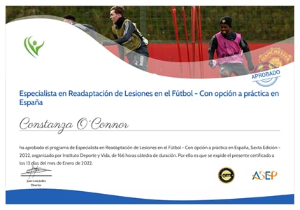 Certificado Final de Aprobación