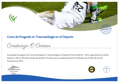 Certificado Final de Aprobación