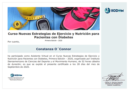 Certificado Final de Asistencia