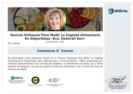 Certificado Final de Asistencia