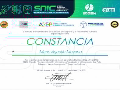Certificado Final de Asistencia