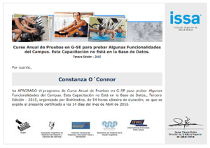 Certificado Final de Asistencia