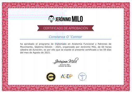 Certificado Final de Aprobación
