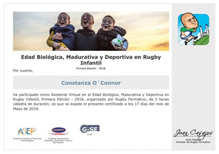 Certificado Final de Asistencia