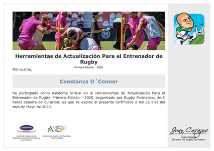 Certificado Final de Asistencia