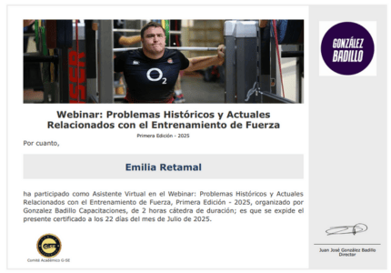 Certificado Final de Asistencia