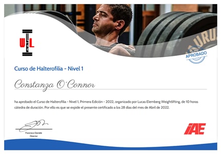 Certificado Final de Aprobación