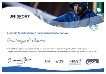 Certificado Final de Aprobación