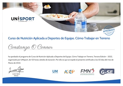 Certificado Final de Aprobación