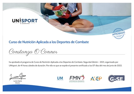 Certificado Final de Aprobación