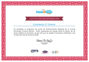 Certificado Final de Aprobación