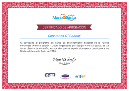 Certificado Final de Aprobación