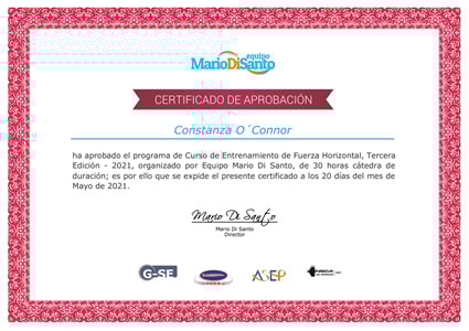 Certificado Final de Aprobación