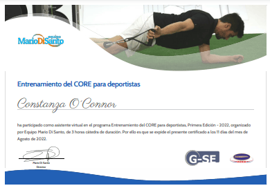 Certificado Final de Asistencia