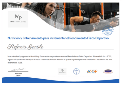 Certificado Final de Aprobado