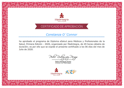 Certificado Final de Aprobación
