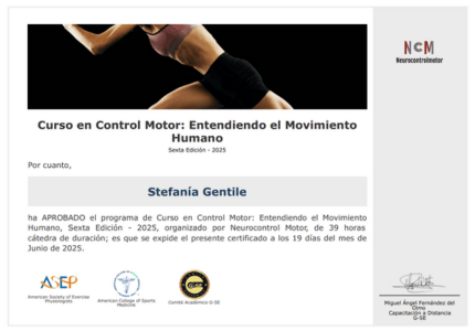 Certificado Final de Aprobación