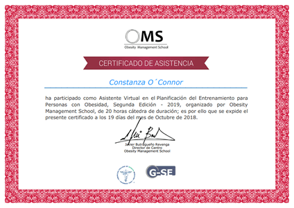 Certificado Final de Asistencia
