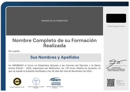 Certificado Final de Aprobación