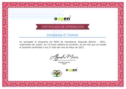 Certificado Final de Aprobación