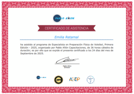 Certificado Final de Aprobado