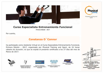 Certificado Final de Asistencia