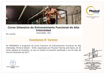 Certificado Final de Aprobación