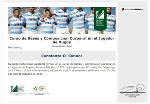 Certificado de Asistencia