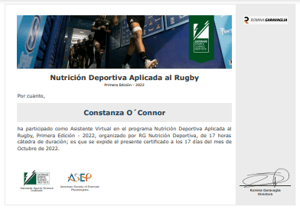 Certificado de Asistencia