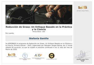 Certificado Final de Aprobado