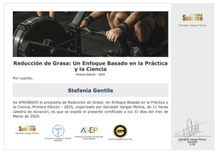 Certificado Final de Aprobado