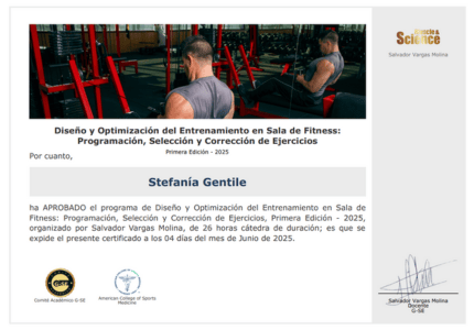 Certificado Final de Aprobado