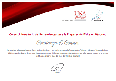 Certificado Final de Aprobación