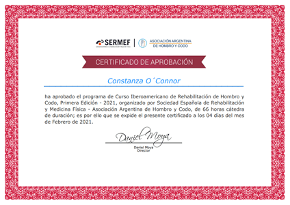 Certificado Final de Aprobación