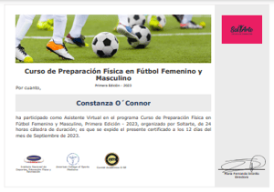 Certificado Final de Asistencia