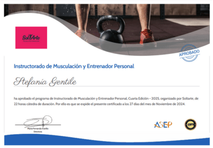 Certificado Final de Aprobación